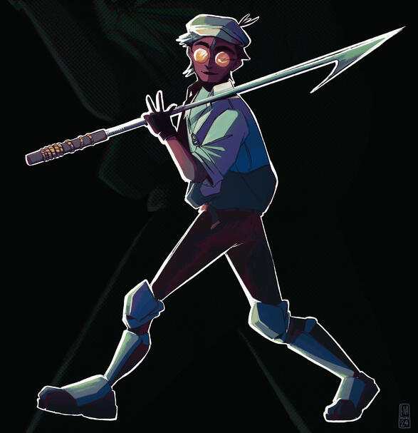 Character based on Shoebill Stork (Final Character Design)